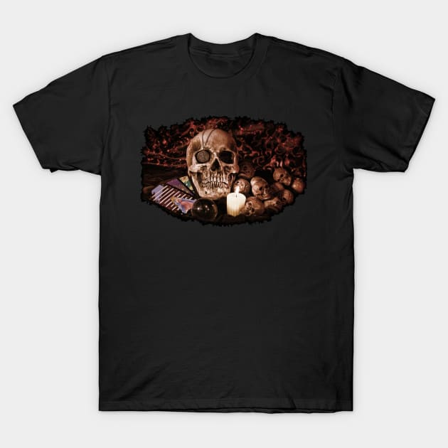 Creepy Occult Still Life T-Shirt by DarlaHallmark